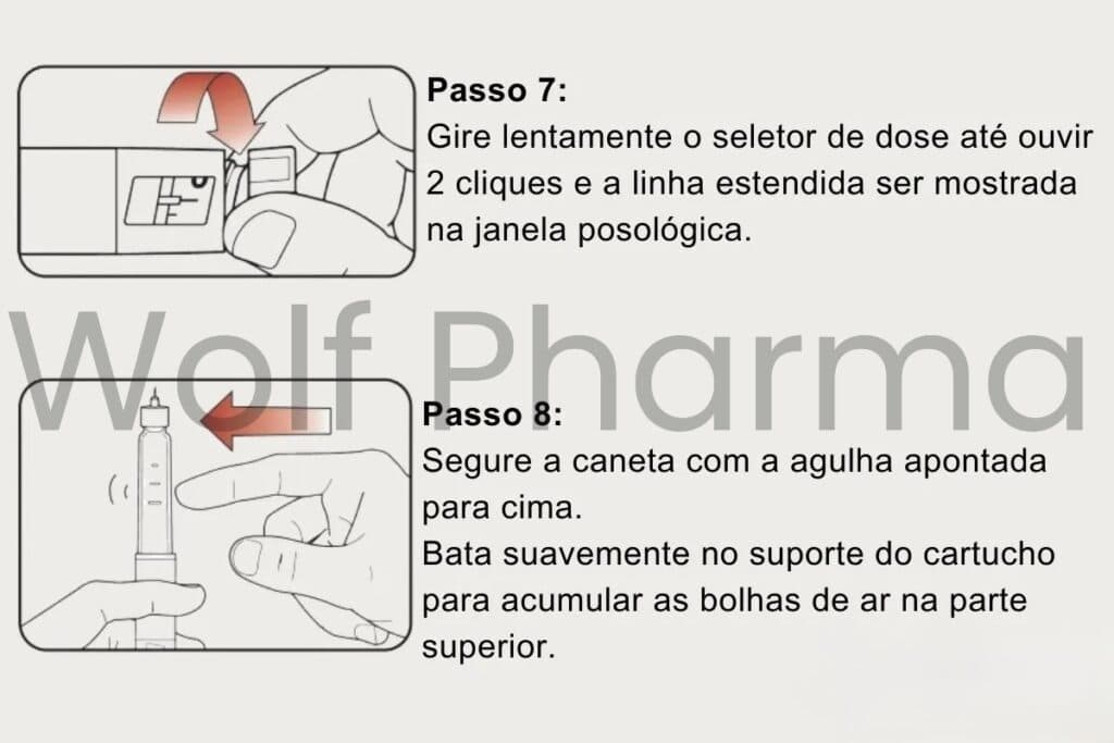 Como Usar e Aplicar Mounjaro (Tirzepatida) – Versão em Caneta (KwikPen) Exemplo 3