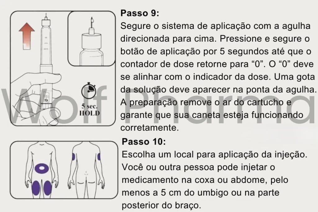 Como Usar e Aplicar Mounjaro (Tirzepatida) – Versão em Caneta (KwikPen) Exemplo 4