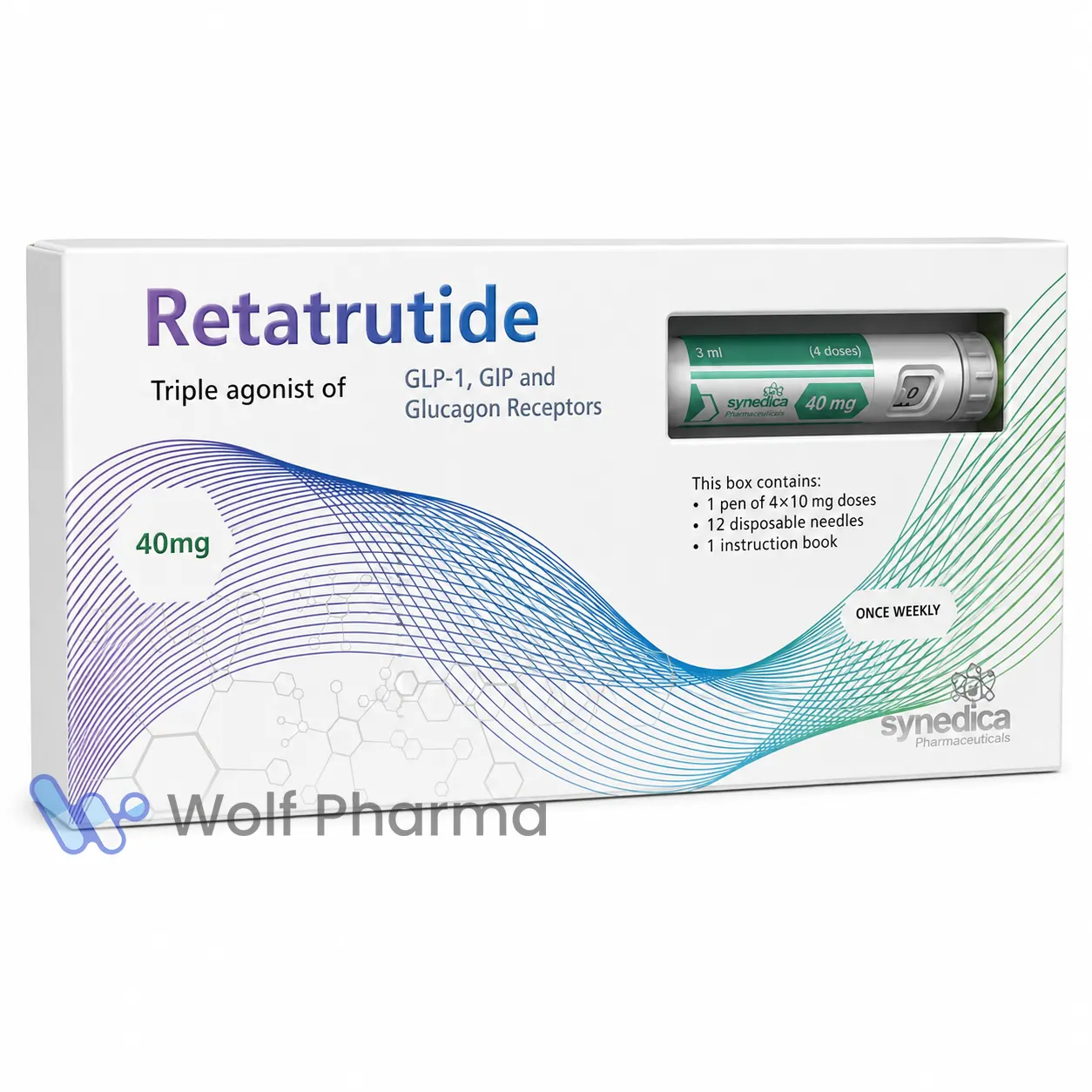 Retatrutide Synedica 40MG Caneta Retratutida na Wolf Pharma